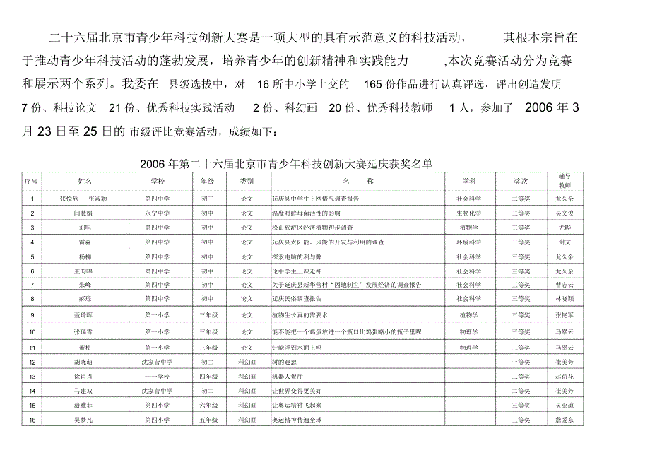 北京市青少年科技创新大赛是一项大型的具有示范意义_第1页