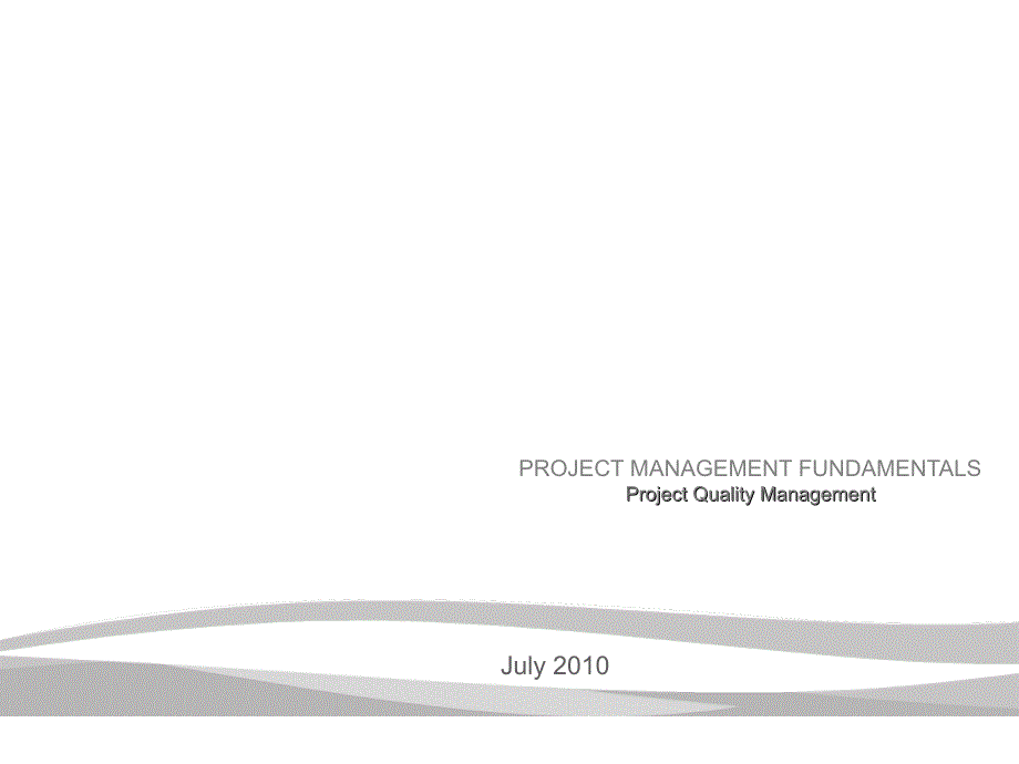 Projectqualitymanagement项目质量管理_第1页