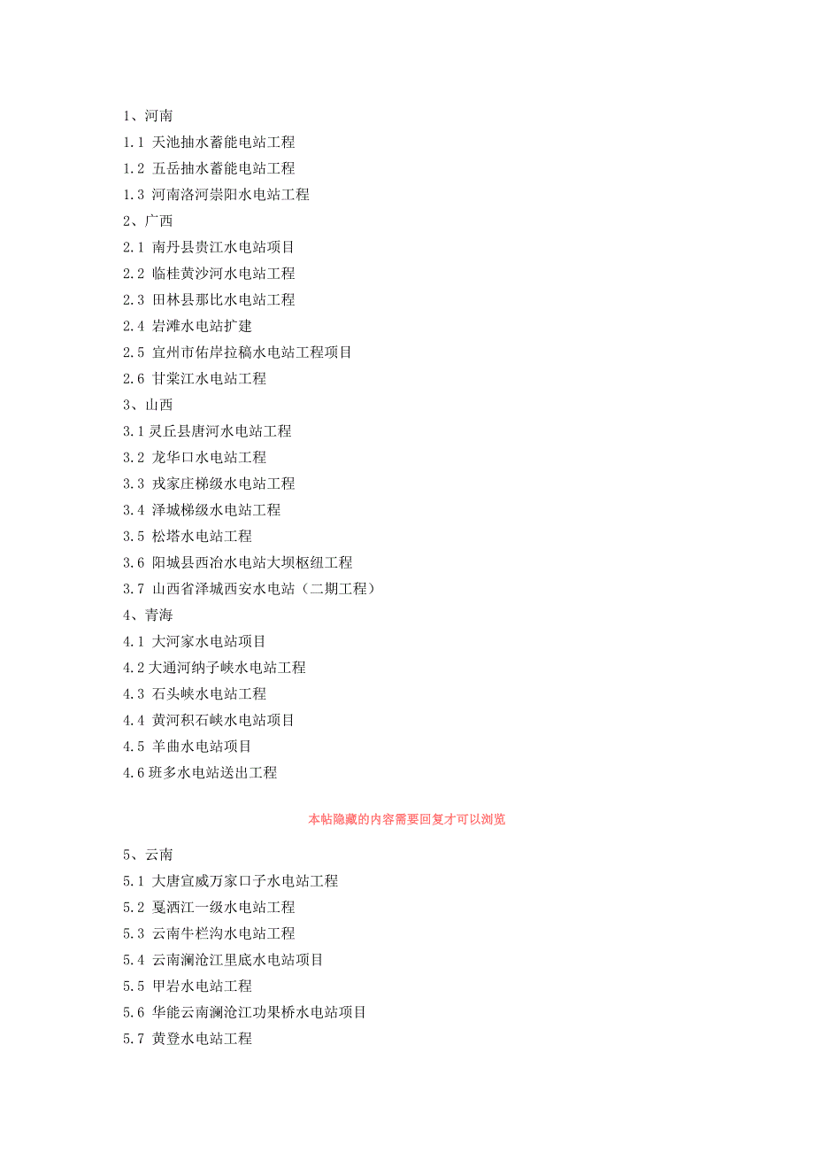 水电站重大新开工施工项目.doc_第1页