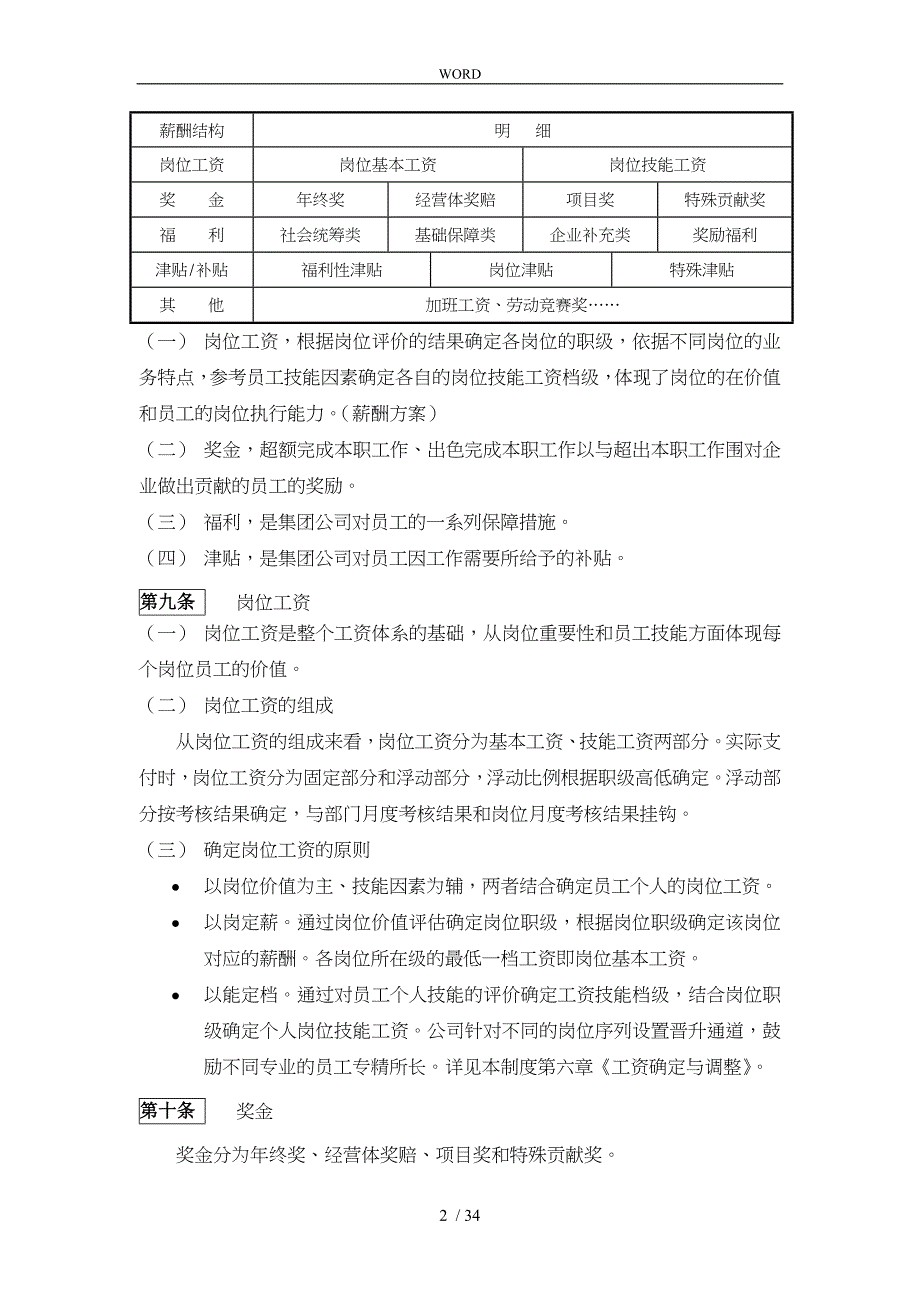 某公司薪酬管理制度汇编_第5页