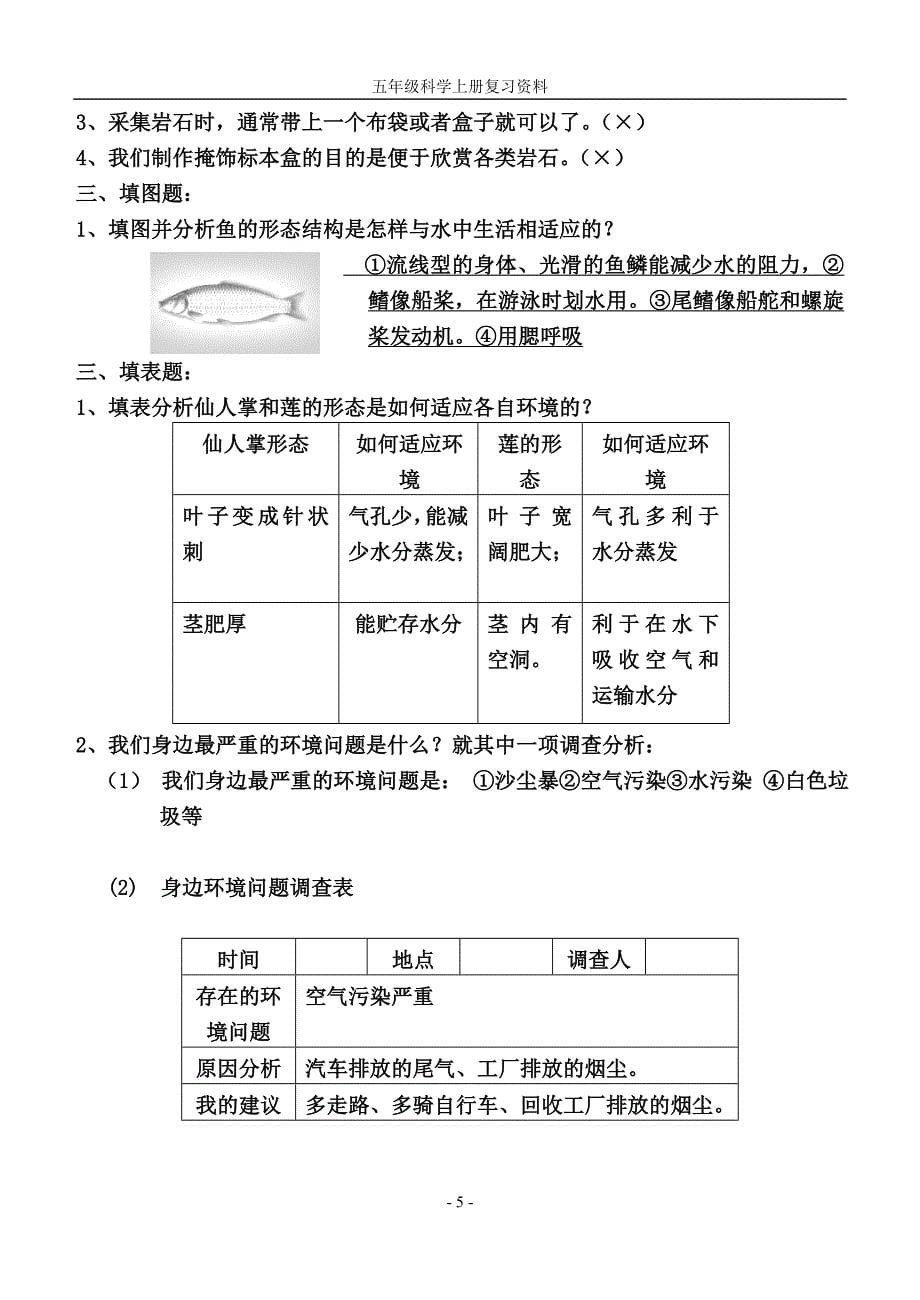 河北版五年级科学上册总复习资料.doc_第5页