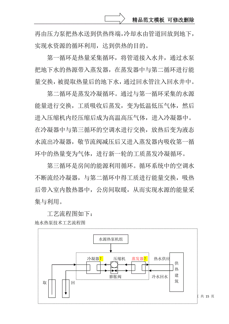 太阳能及水源热泵结合采暖工程_第3页