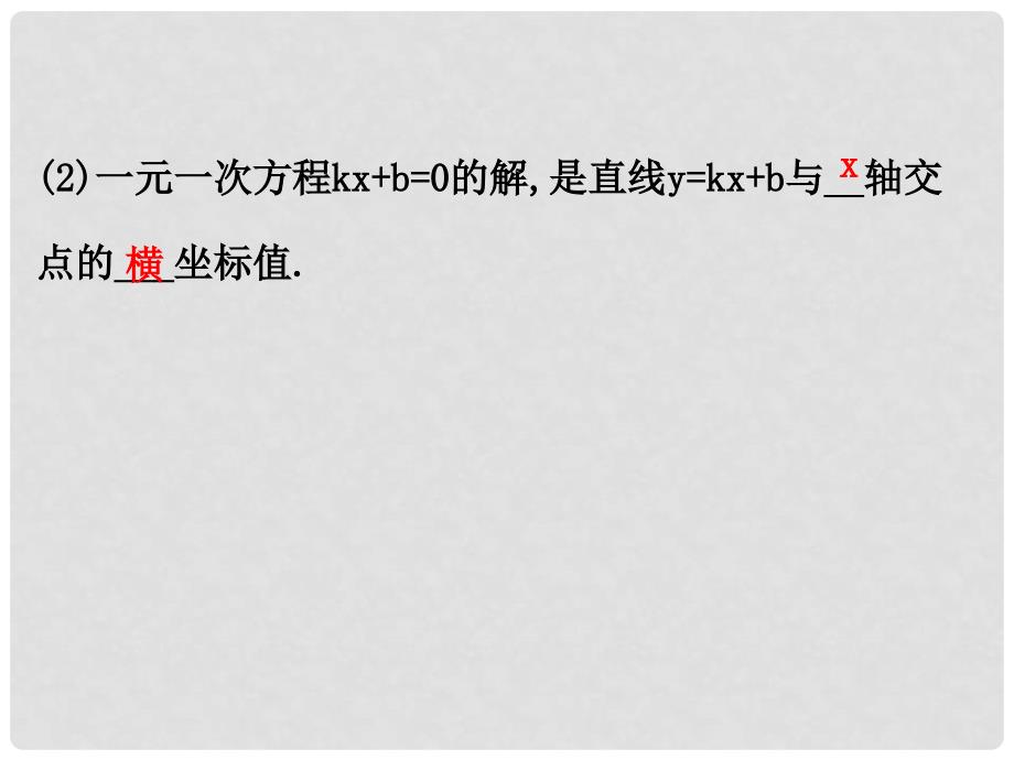 八年级数学下册 第19章 一次函数 19.2 一次函数 19.2.3 一次函数与方程、不等式课件1 （新版）新人教版_第3页