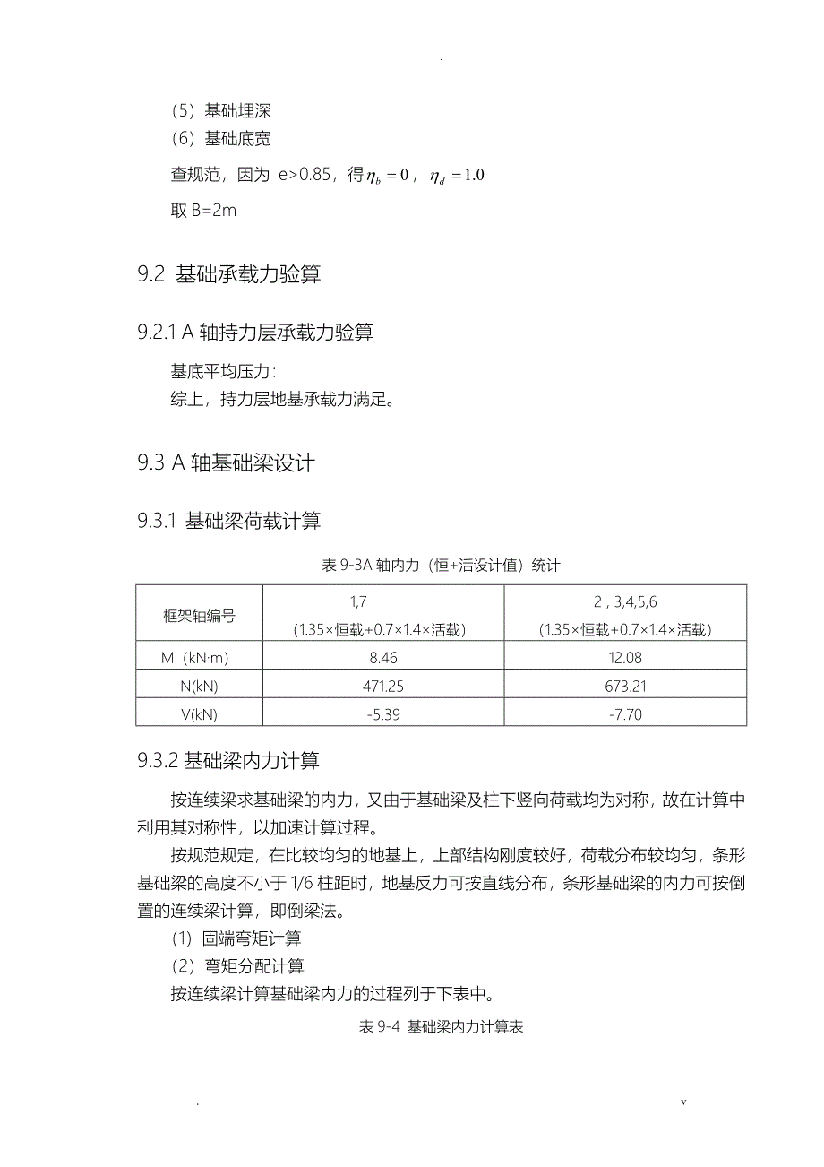 条形基础计算书_第2页