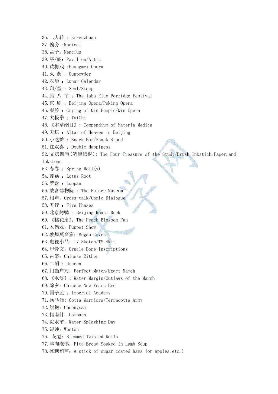 传统文化的高考英语知识点.docx_第2页