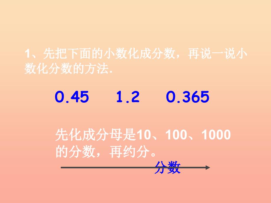 六年级数学上册3.2百分数和小数分数的互化1课件北京课改版_第1页