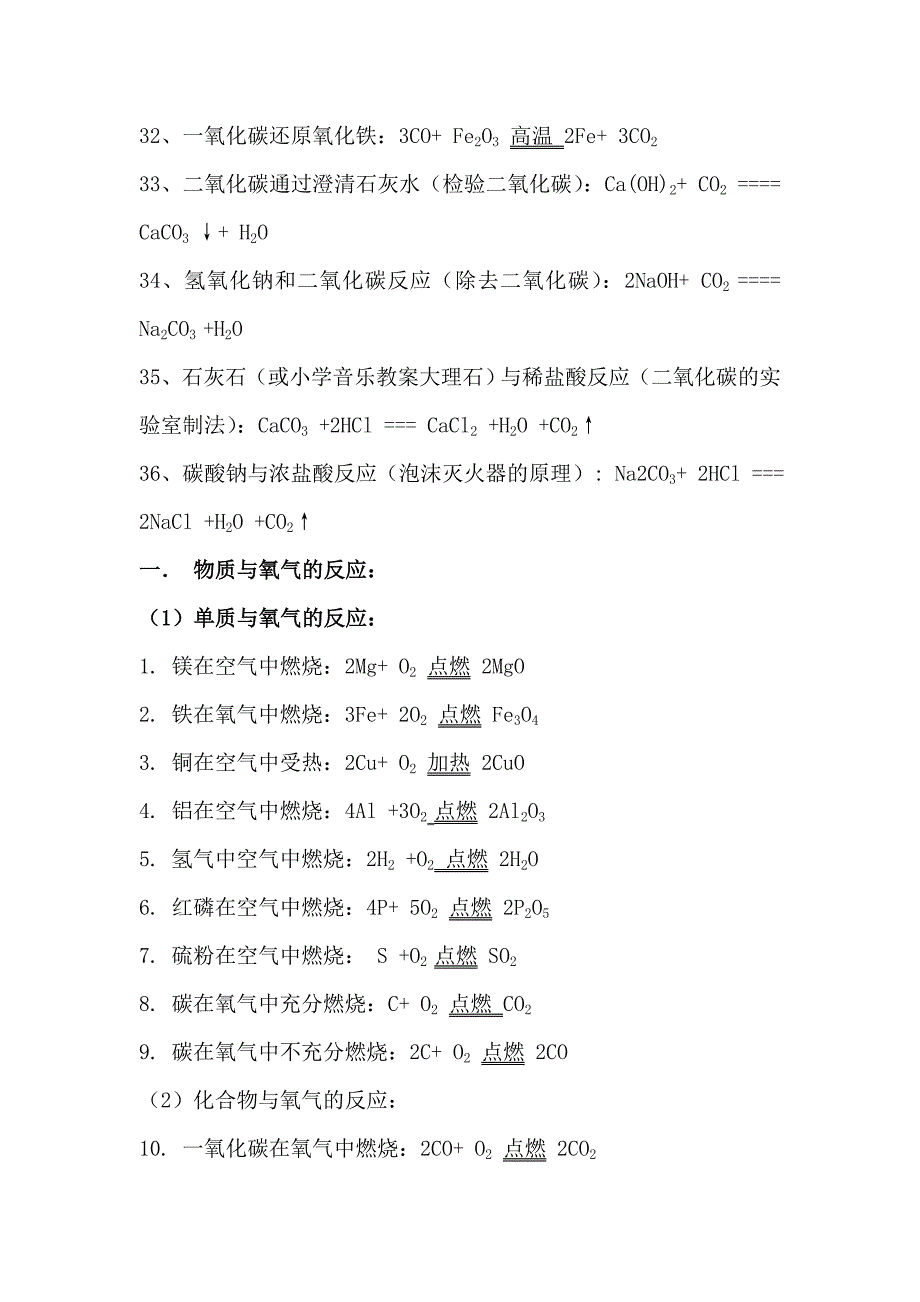 初中常见化学式及化学方程式大全.doc_第4页