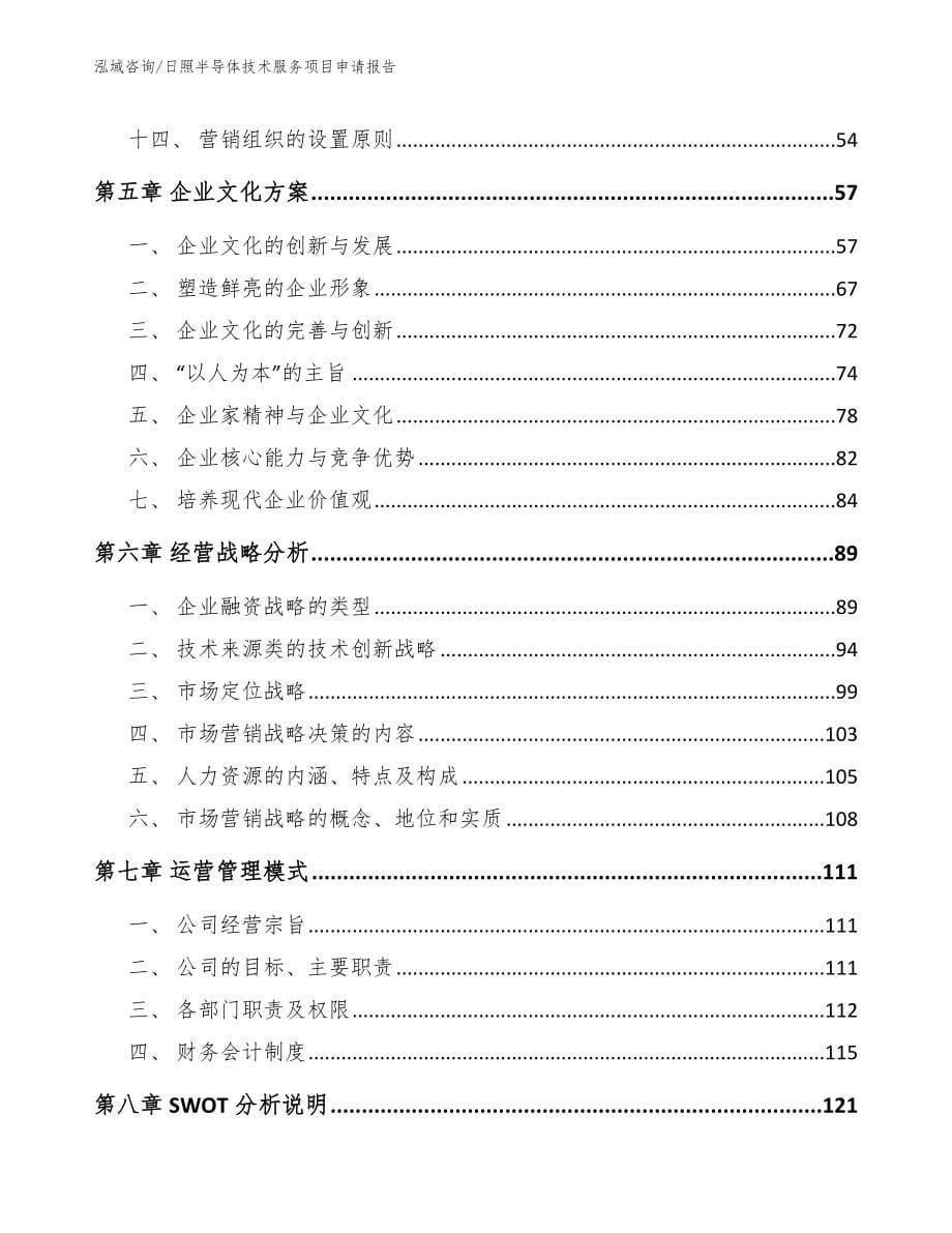 日照半导体技术服务项目申请报告【范文参考】_第5页