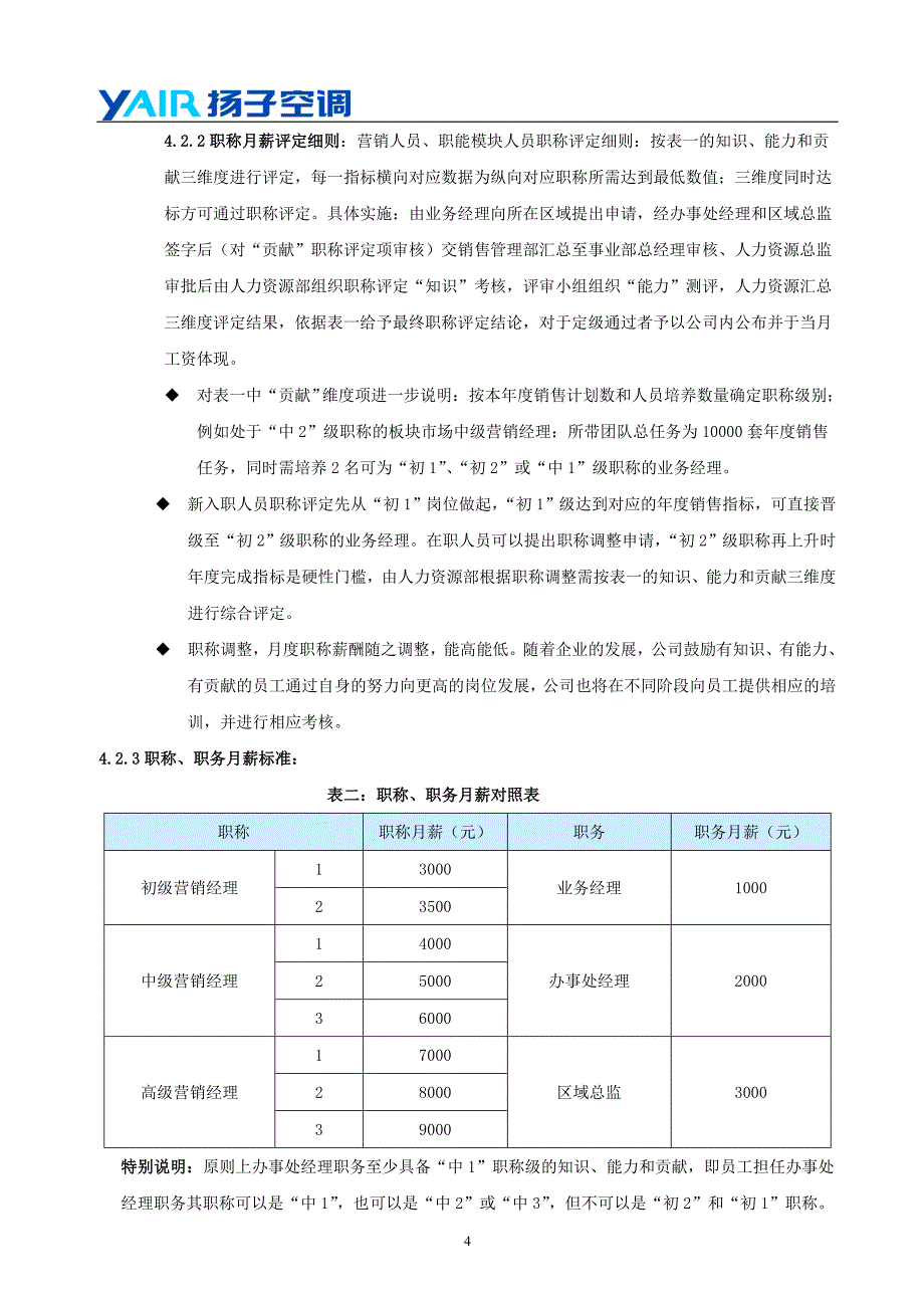 扬子家用营销业务人员薪酬管理细则2.18 (2)_第4页