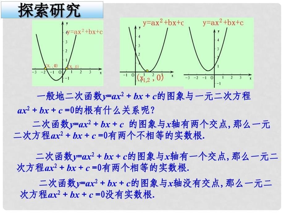 九年级数学上册 二次函数与一元二次方程（第3课时）课件 鲁教版五四制_第5页