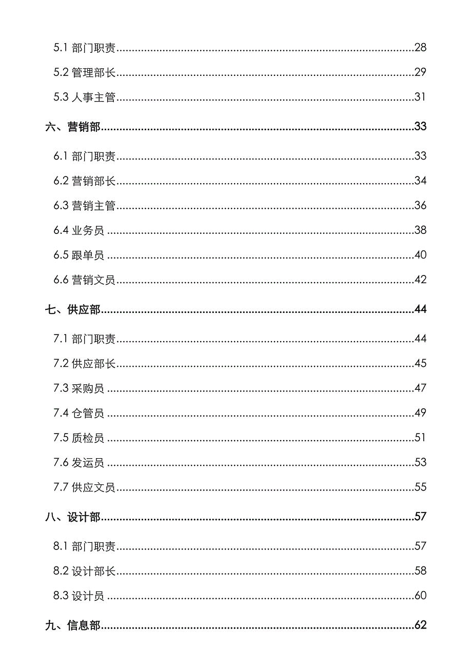 服装辅料有限公司职位专项说明书汇编_第3页