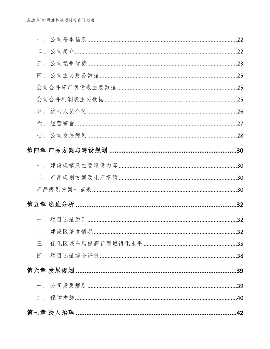 恩施桩基项目投资计划书【模板范本】_第4页