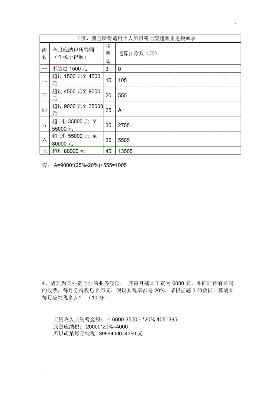 《个人理财规划》课程期末大作业_第4页