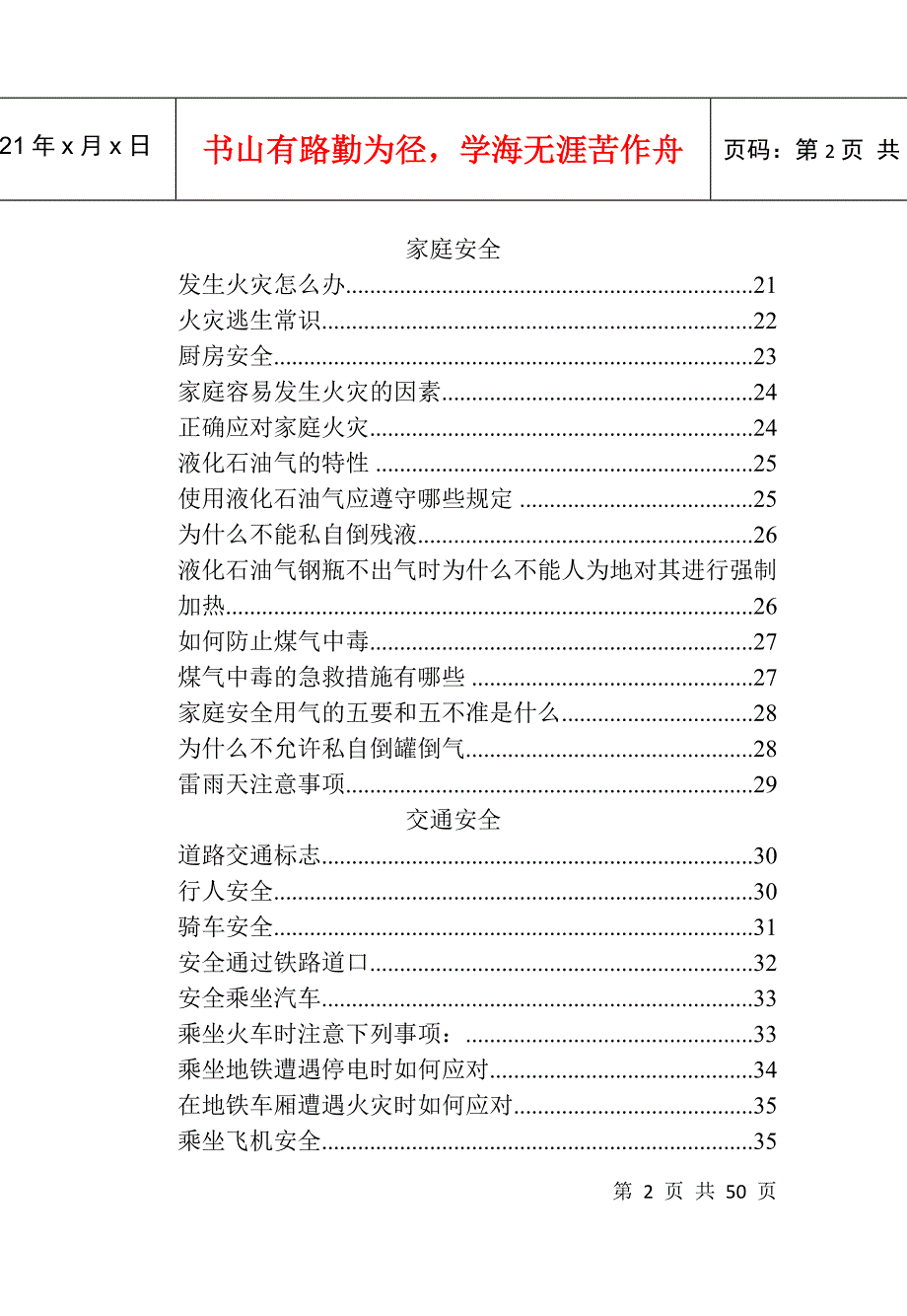 安全生产手册（DOC45页）_第2页