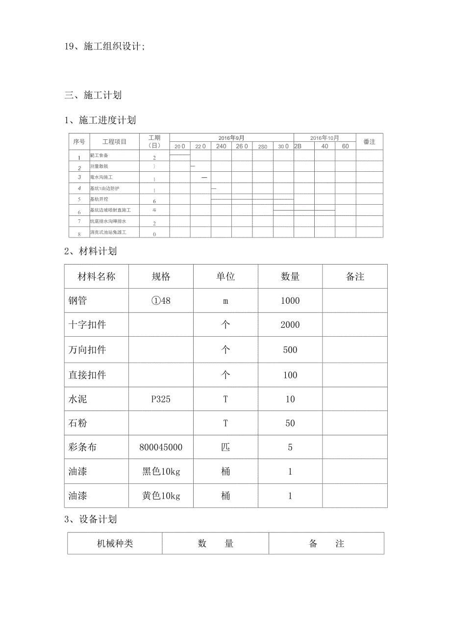 基坑土方开挖及边坡防护专项施工方案_第5页