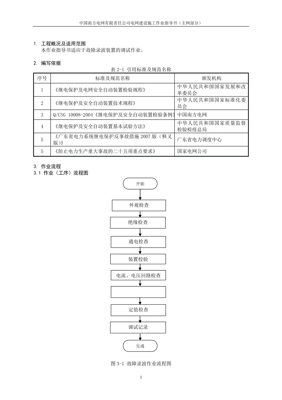 故障录波装置检验作业指导书_第4页