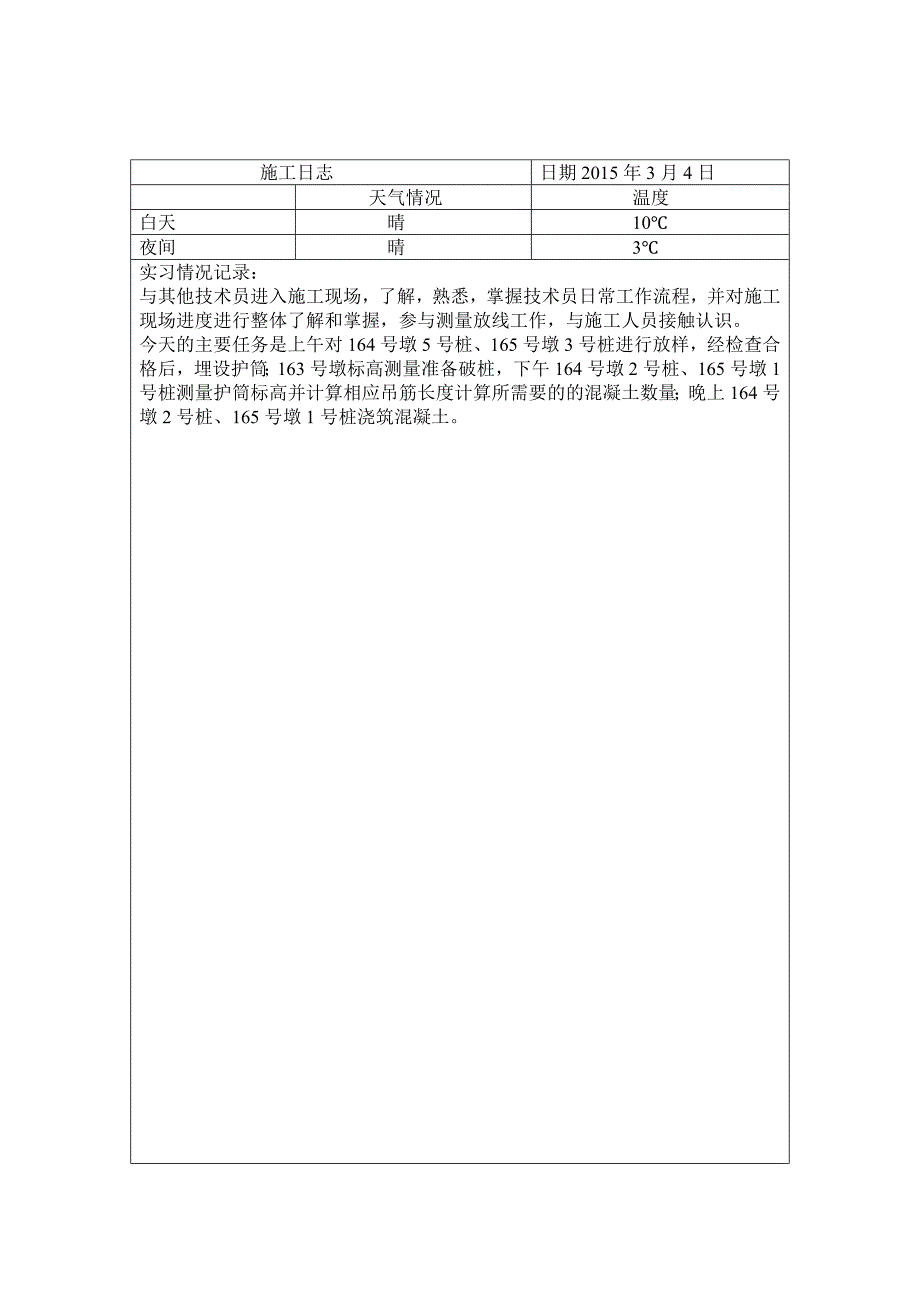 土木工程道桥专业实习日志_第2页