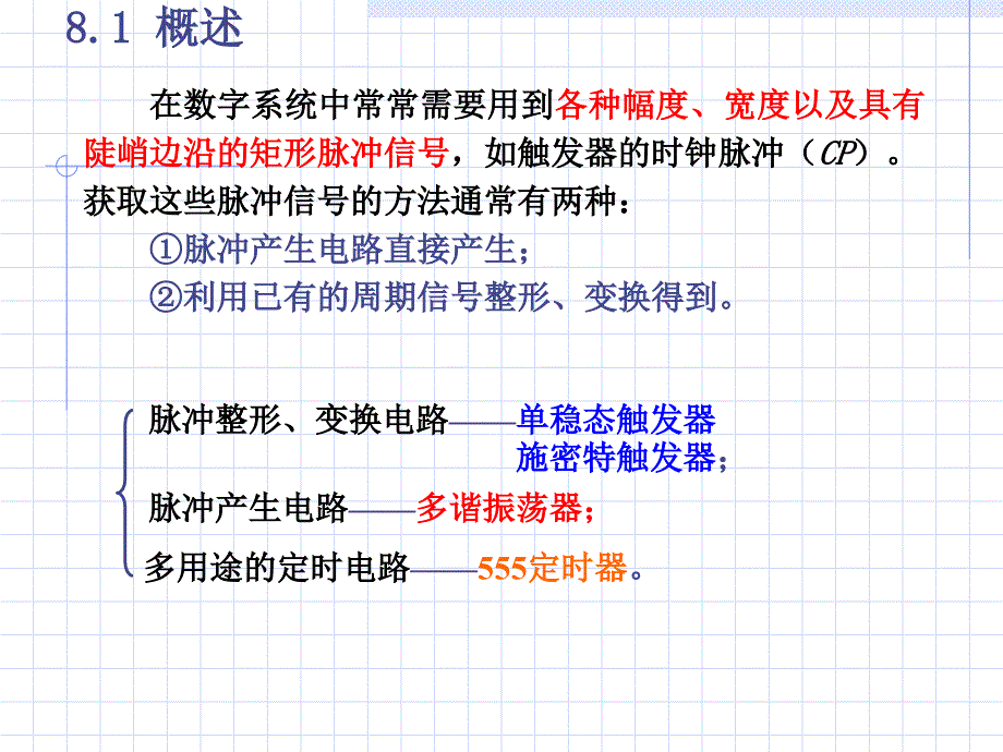 数字电路第八章脉冲波形的产生与整形j_第3页