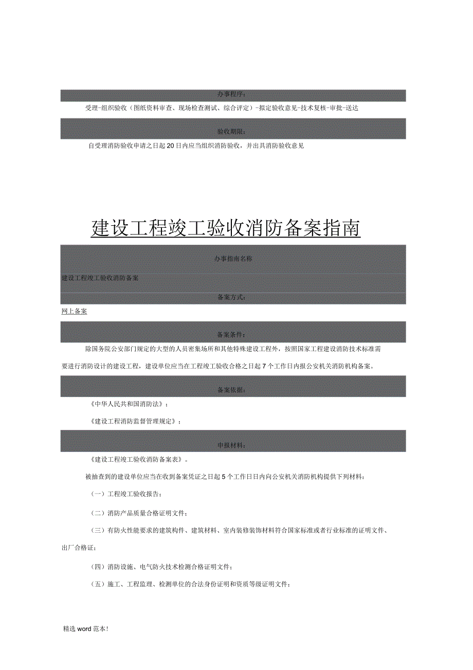 消防验收资料清单表_第4页