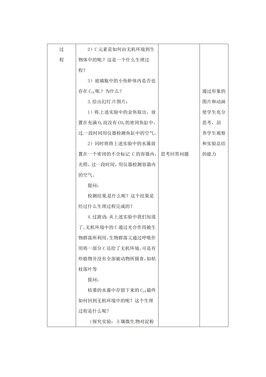 （教师用书）2015高中生物 第五章 第三节 生态系统的物质循环新课教学过程1 新人教版必修_第2页