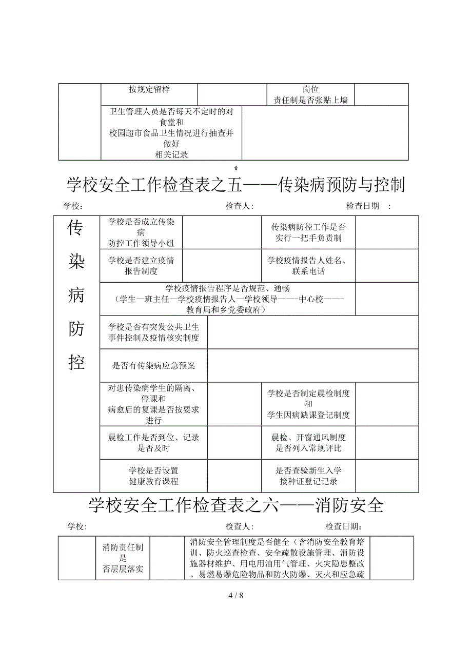 学校安全工作检查表[1]_第4页