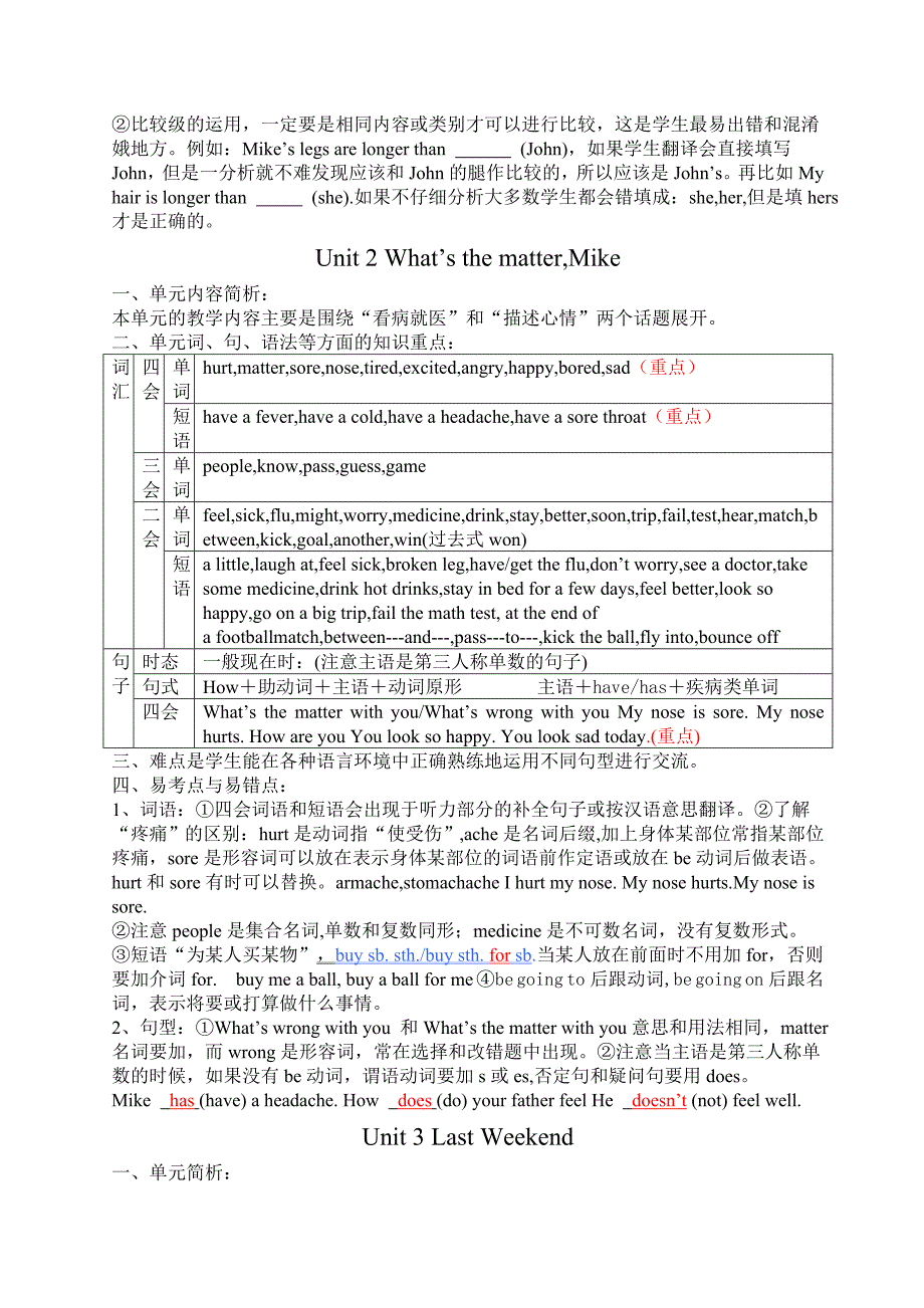 人教版六年级英语下册知识点梳理_第2页