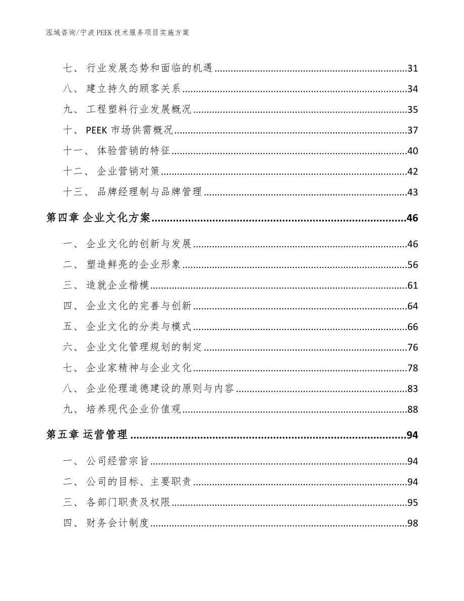 宁波PEEK技术服务项目实施方案【参考模板】_第2页