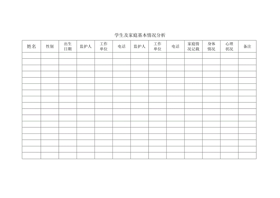 学生及家庭基本情况分析（教育精品）_第3页