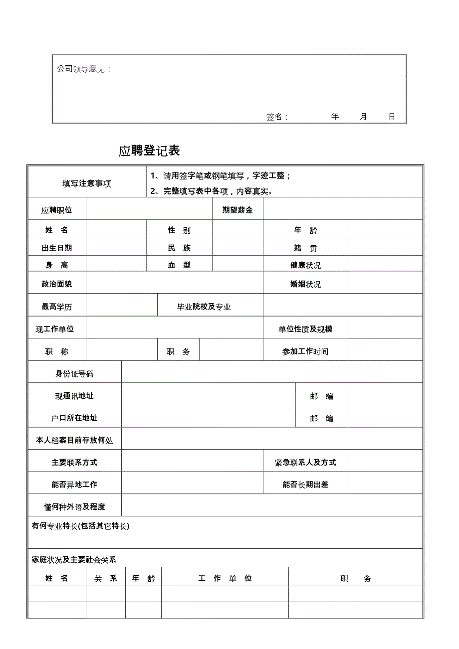 人员招聘需求申请表_第2页