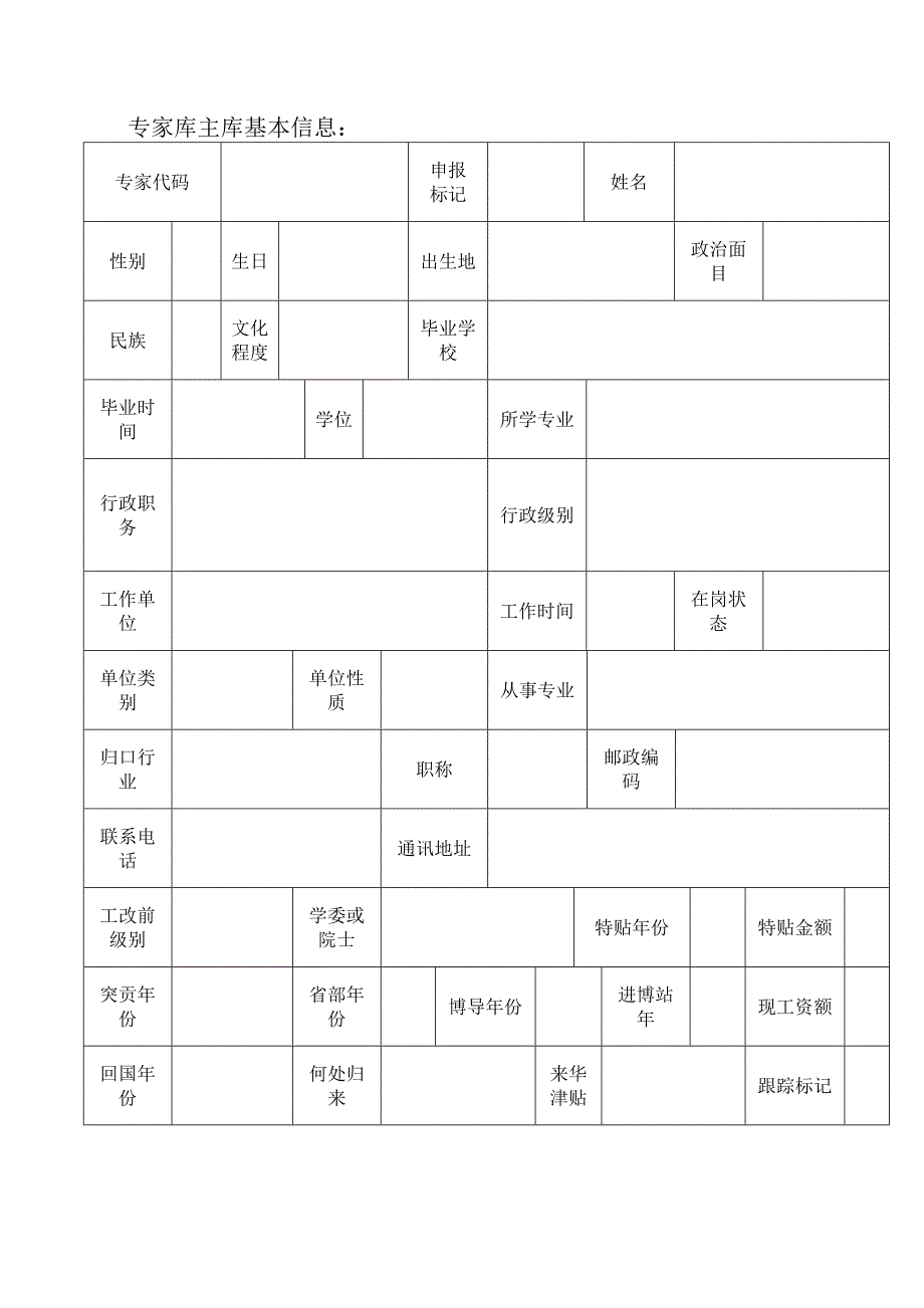 享受政府特贴专家推荐表_第3页