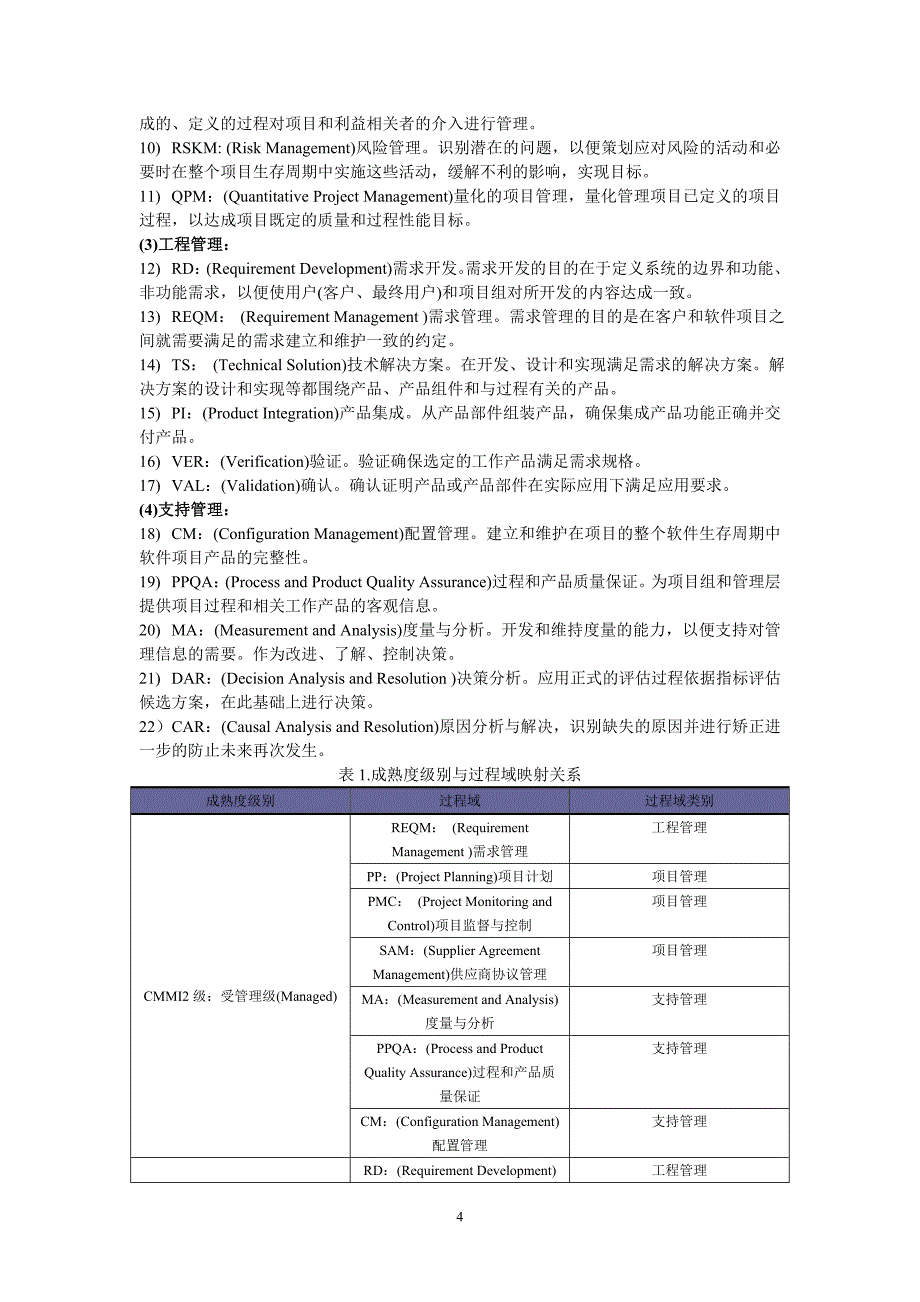 cmmi简介及cmmi2级的实施方案设计_第4页