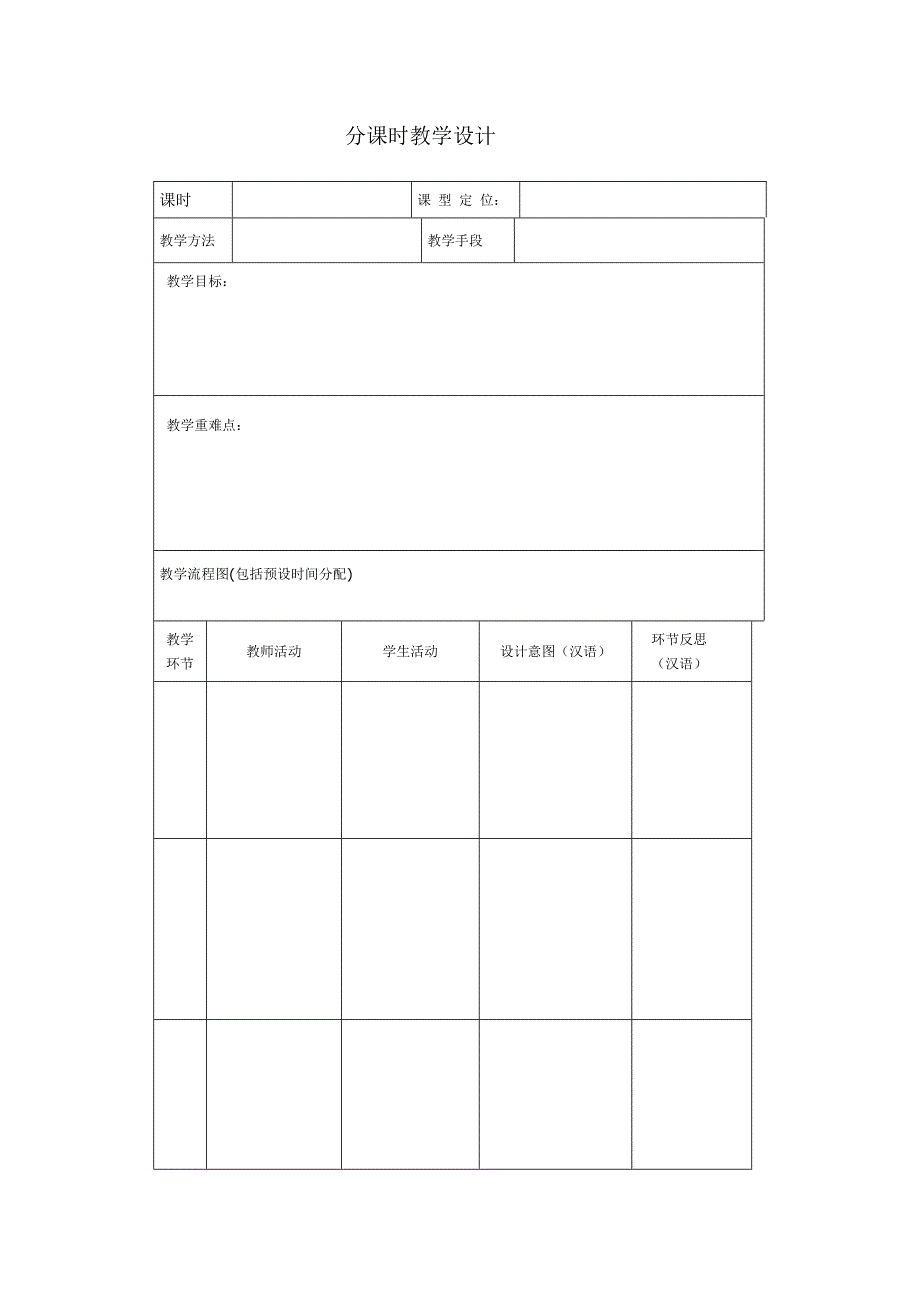 化学科教学设计模板_第3页