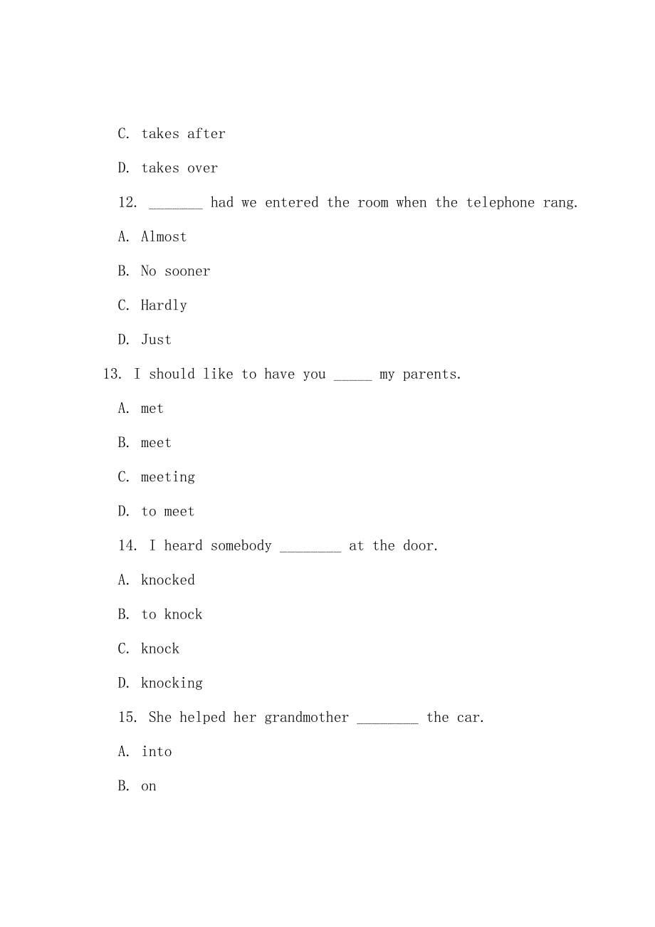 2022年综合英语(一)模拟试卷(三).docx_第5页