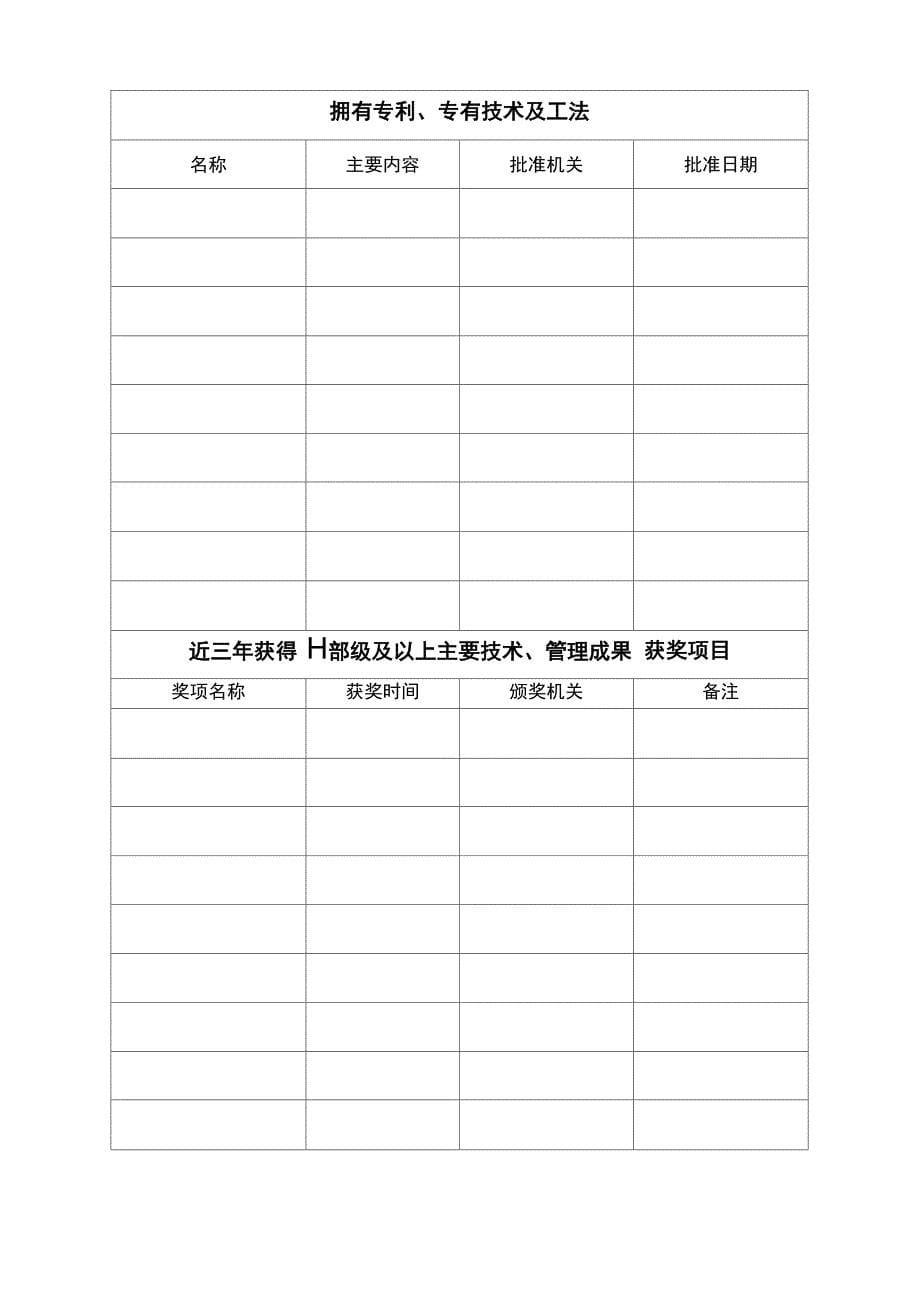 中油工程建设承包商准入申请材料_第5页