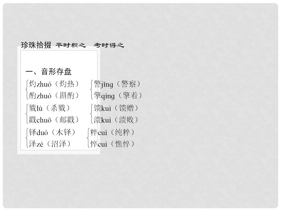 山西省中考语文 第三十八天抢分宝课件_第2页