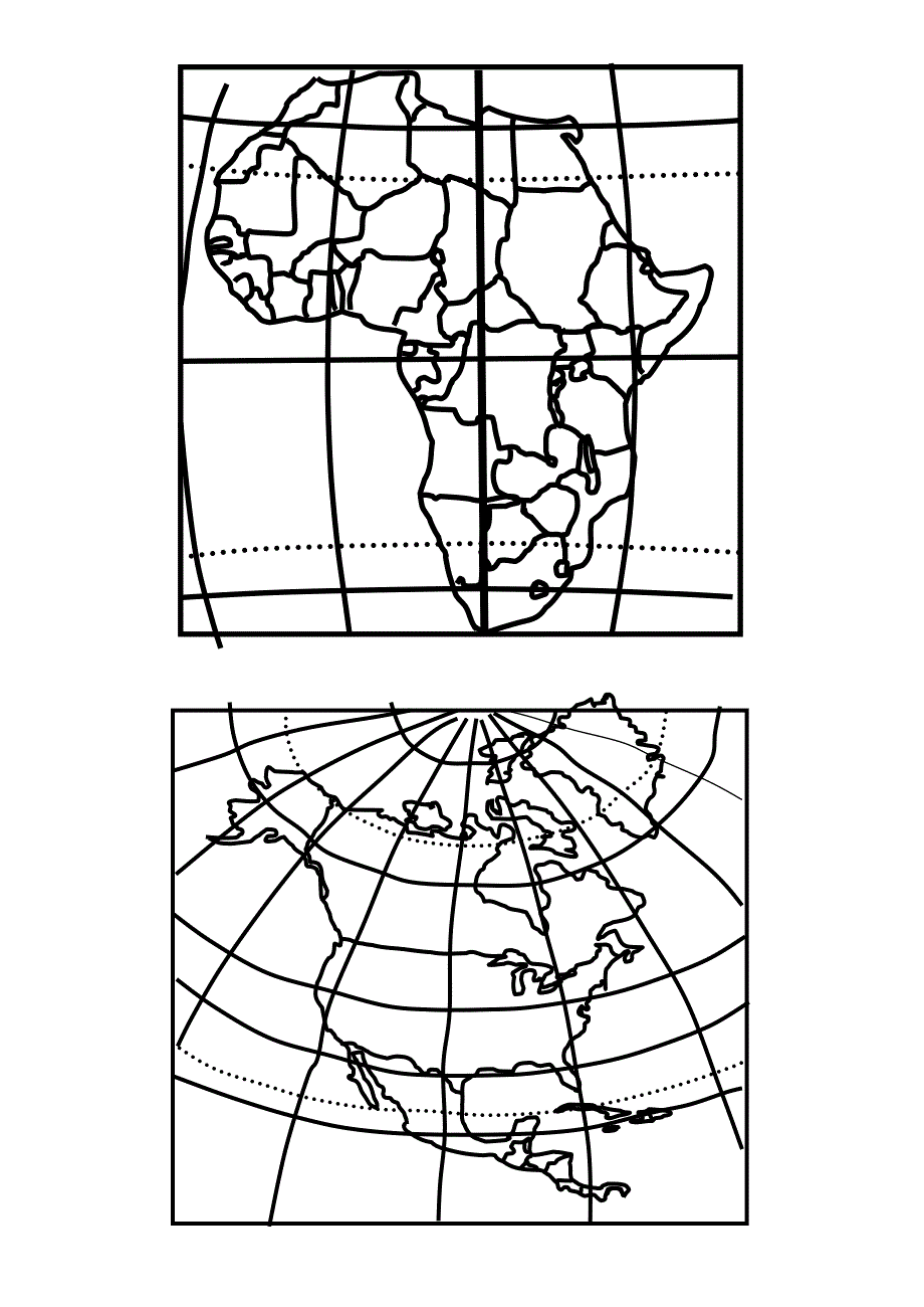 世界地理空白地图 (2)_第3页