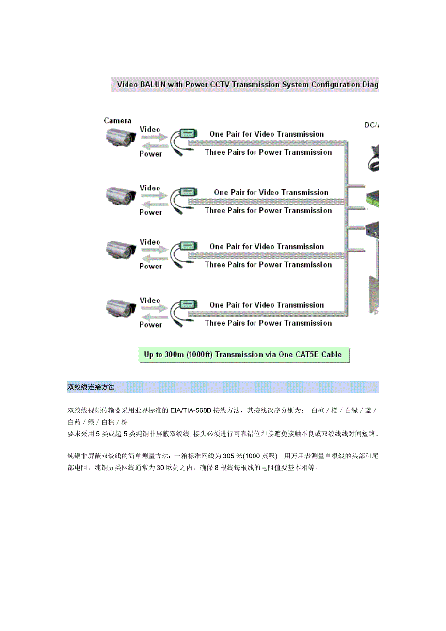 4路双绞线视频电源数据汇聚器-双绞线视频电源汇聚器.doc_第5页