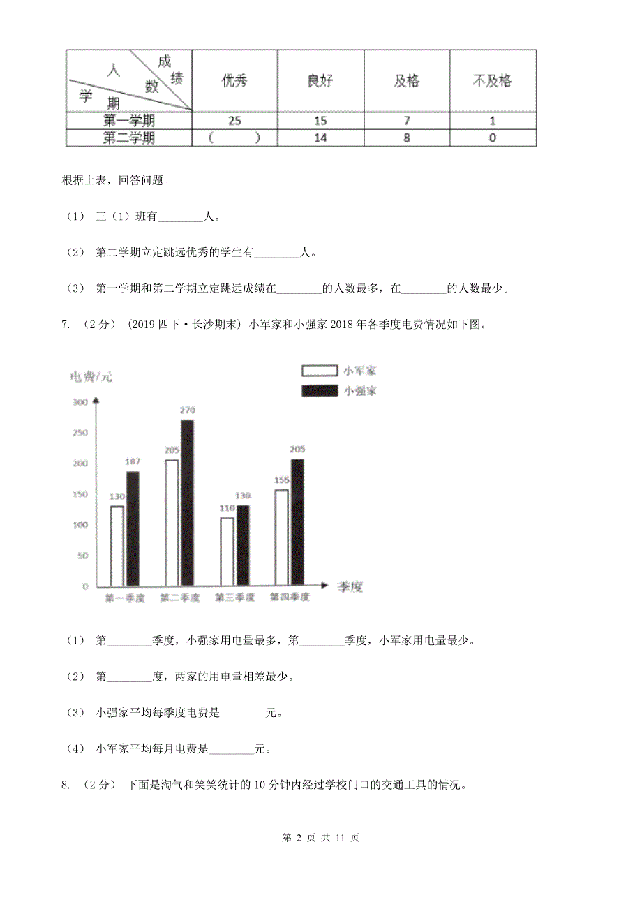 山东省德州市2021年四年级上学期数学期中试卷C卷_第2页