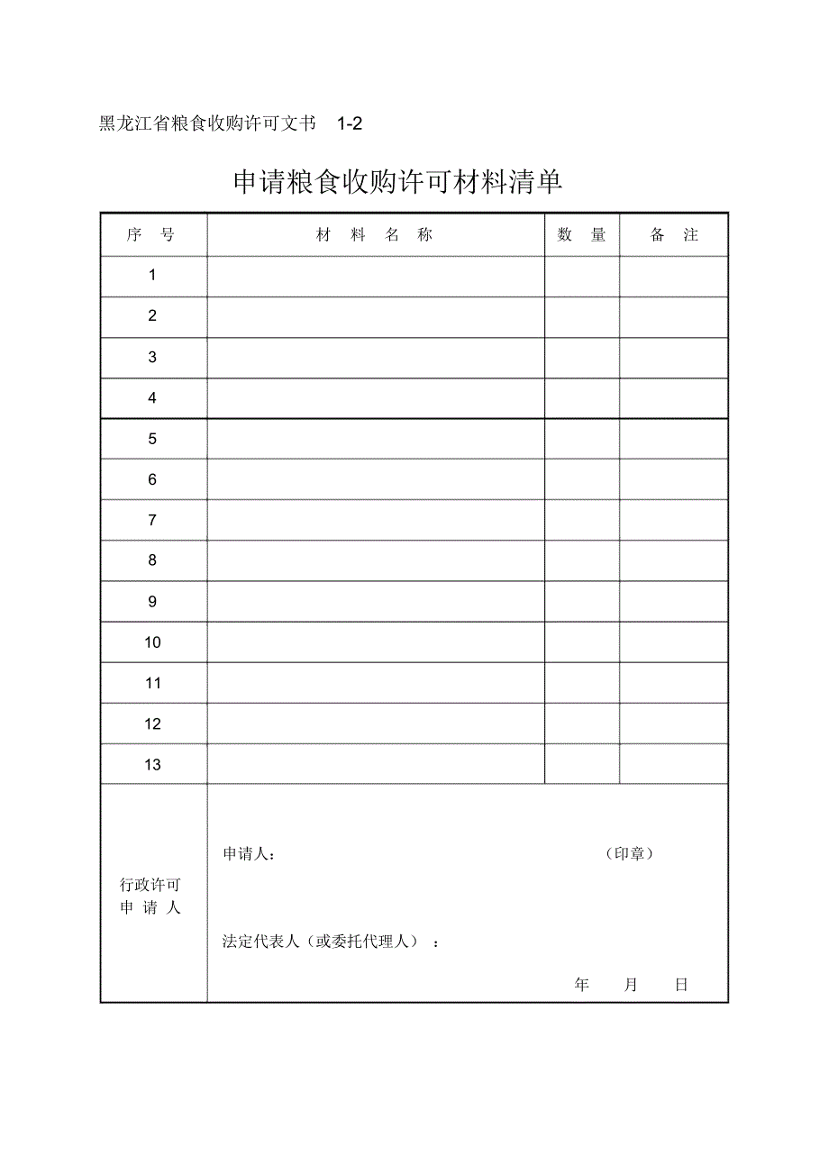 黑龙江粮食收购许可文书11_第4页