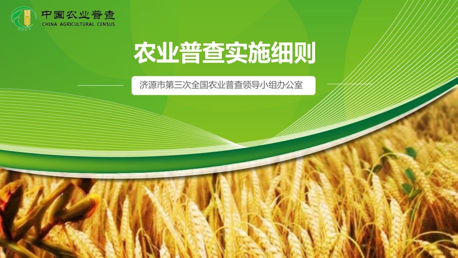 农业普查实施细则_第1页