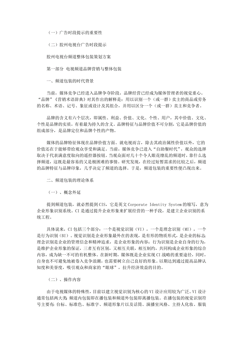 某电视台频道包装策划方案_第4页