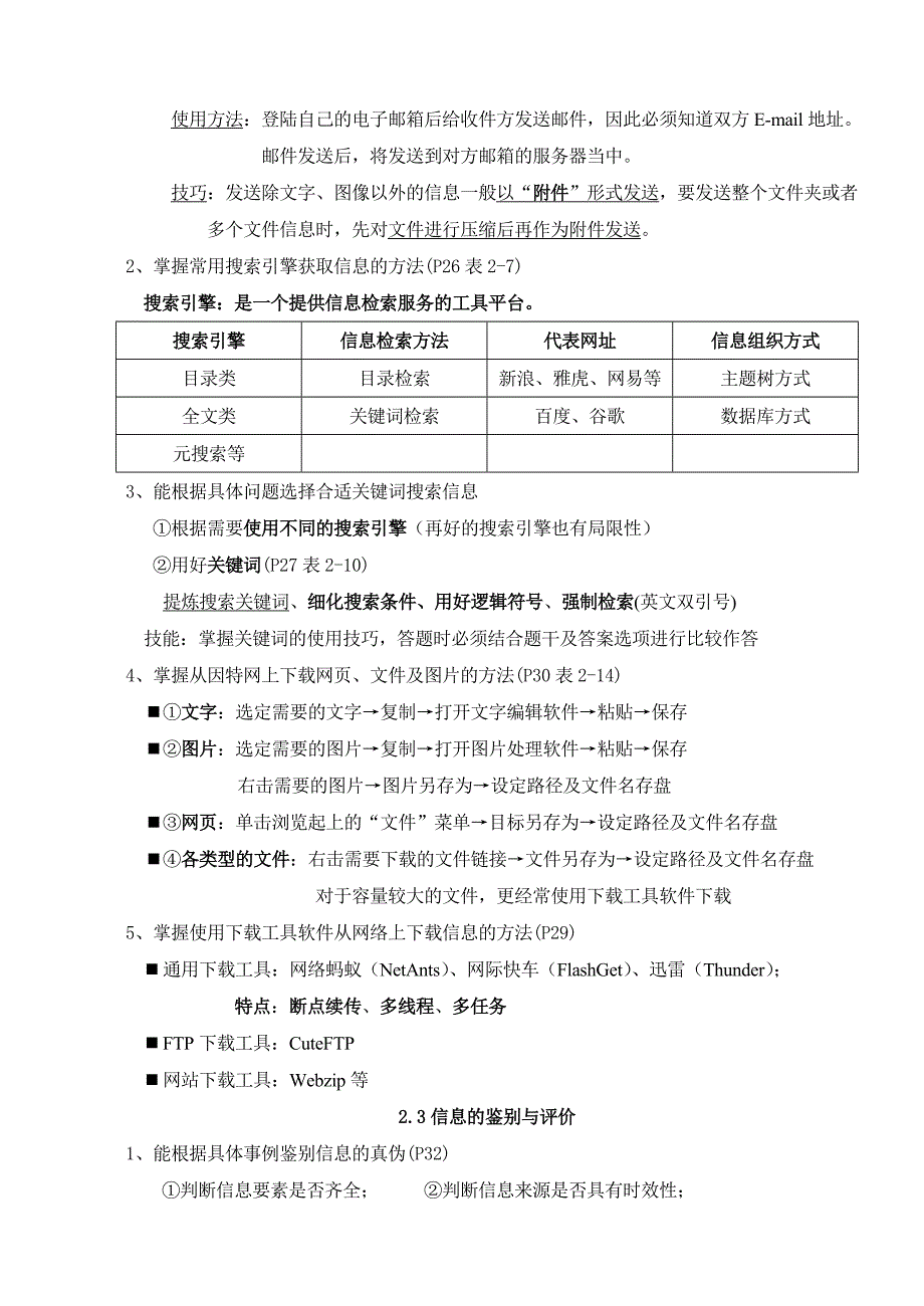 会考复习材料-信息技术基础_第4页