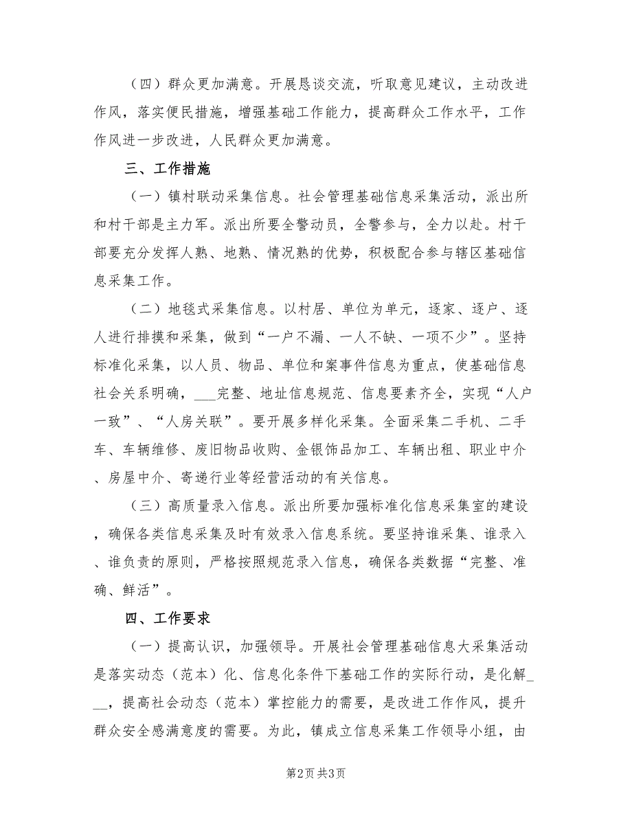 2022社会管理信息大采集活动方案_第2页