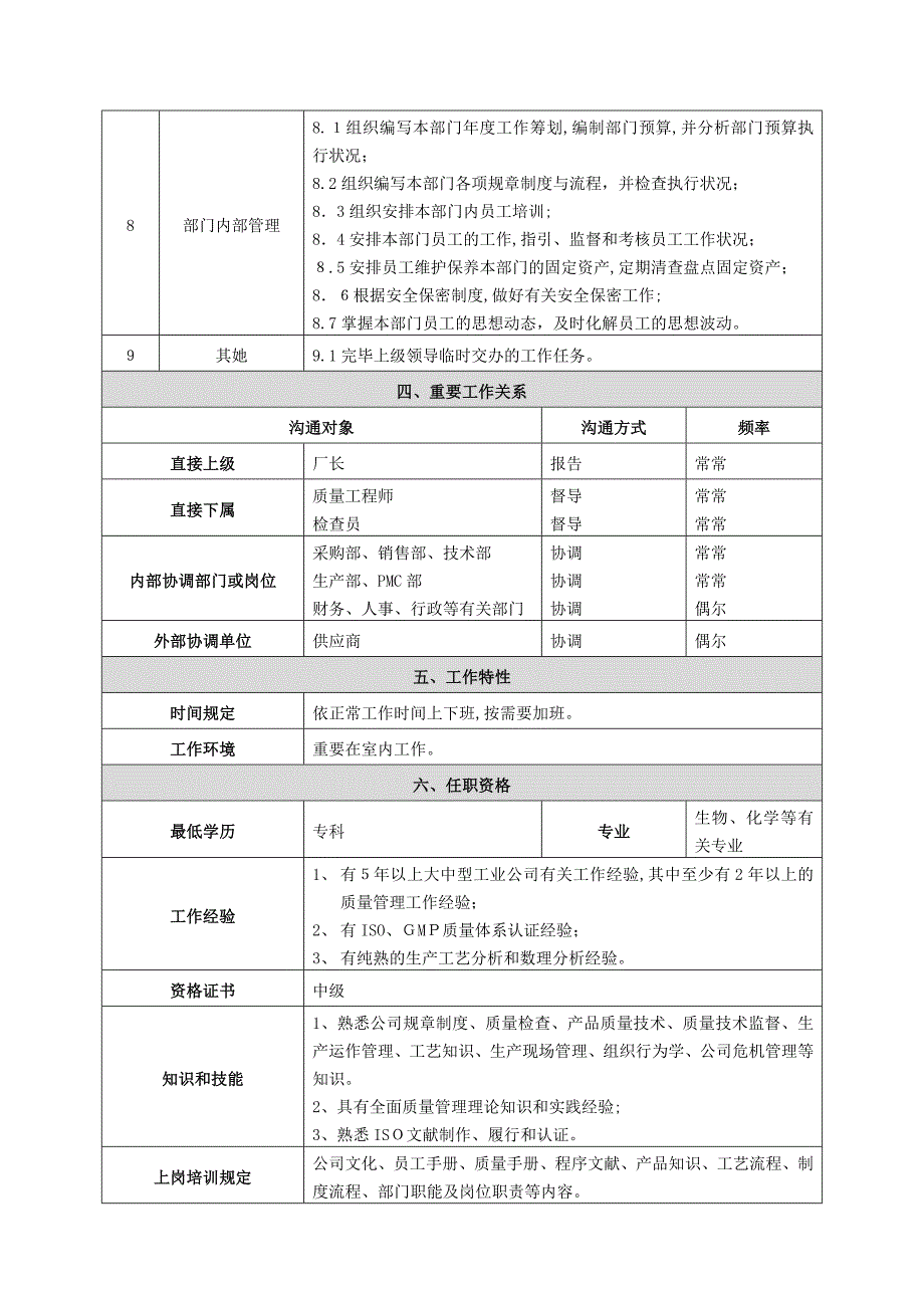 品管部职能说明_第4页