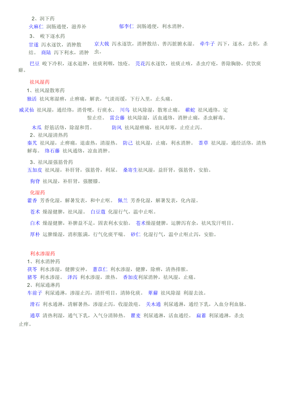 中药的名称及药用功效_第3页