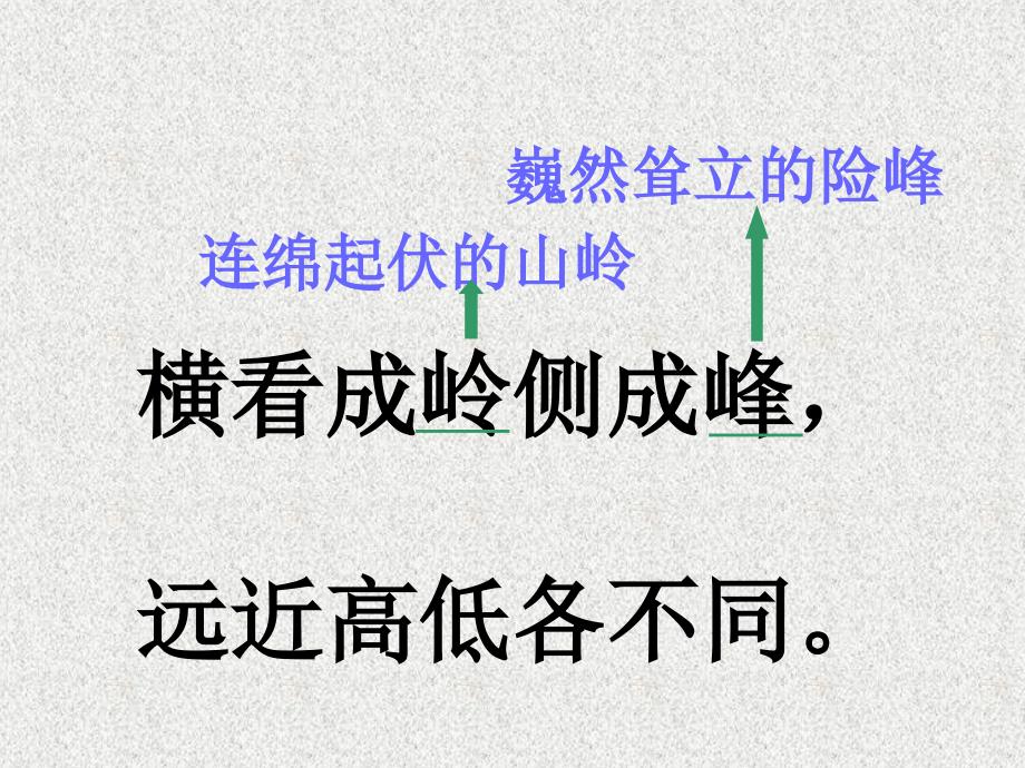 21古诗三首之题西林壁_第4页