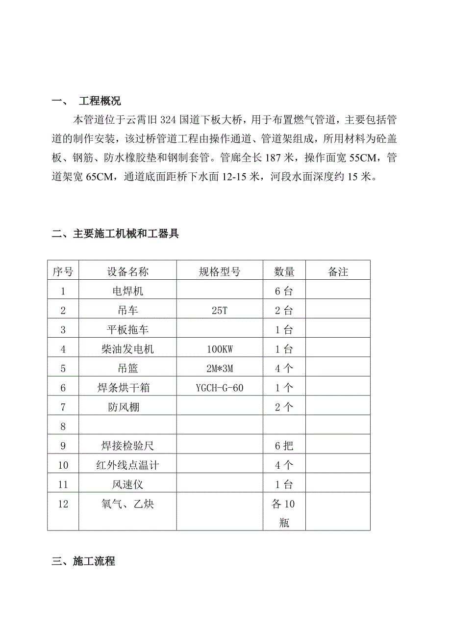 某某大桥燃气管道过桥管廊施工方案_第2页