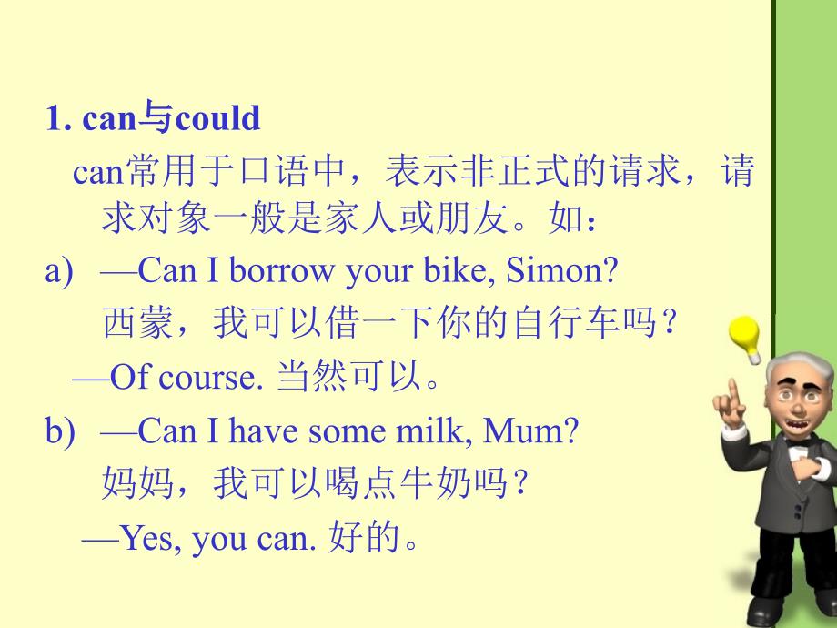 BUNIT1GRAMMAR情态动词及宾语从句.ppt_第3页