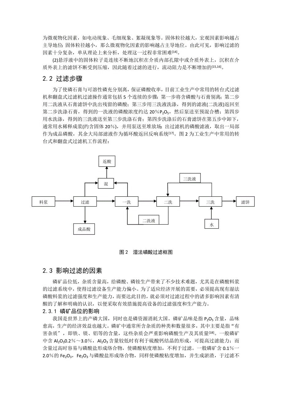 10万吨每年磷酸过滤工艺初步设计综述_第4页