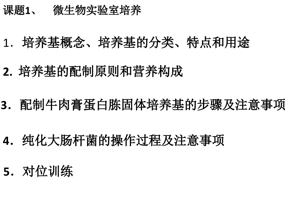 探究性实验一微生物的培养与应用_第2页